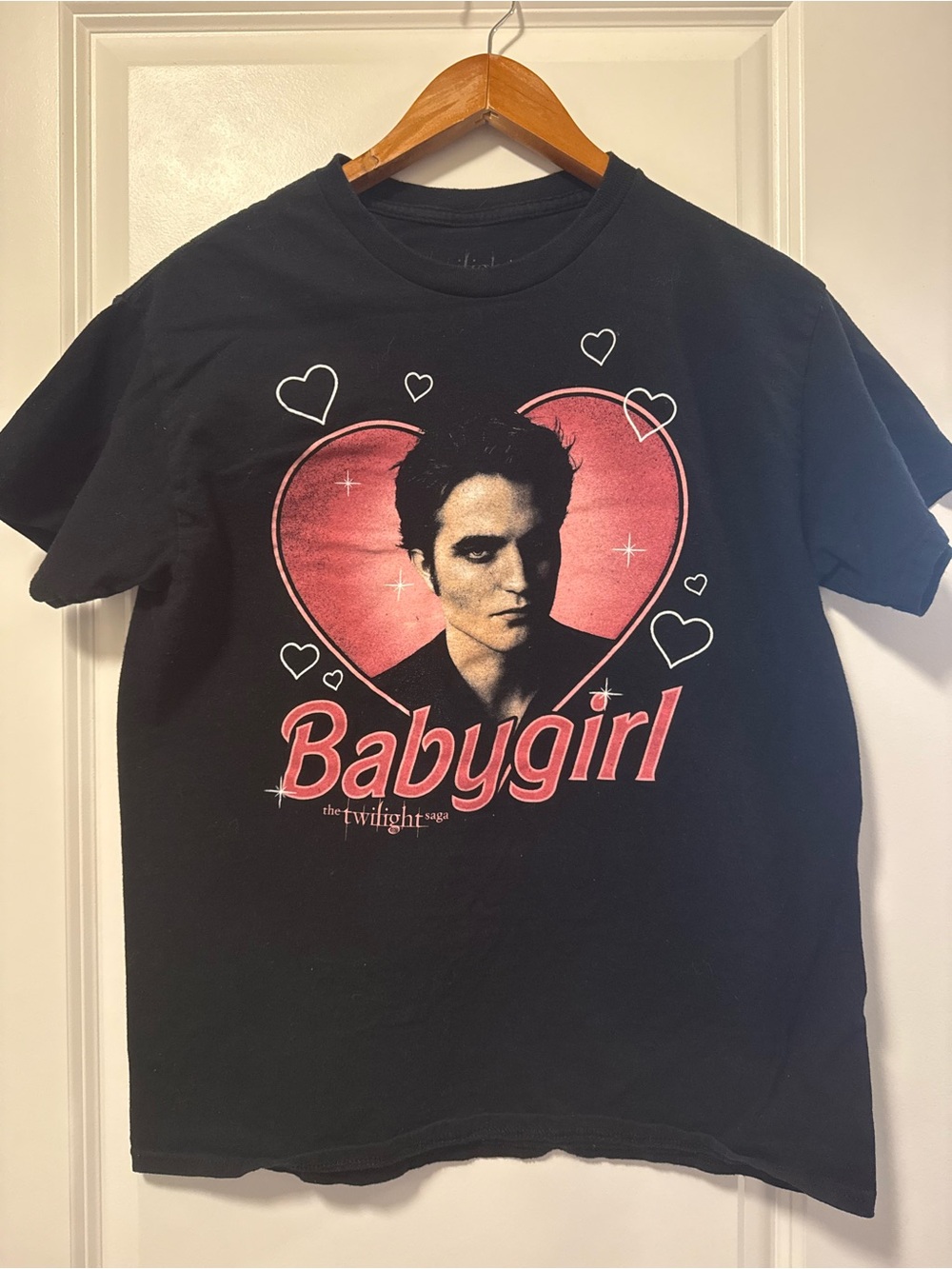 Y2K Twilight Saga Fan Merch Edward Cullen Babygirl Graphic T-Shirt